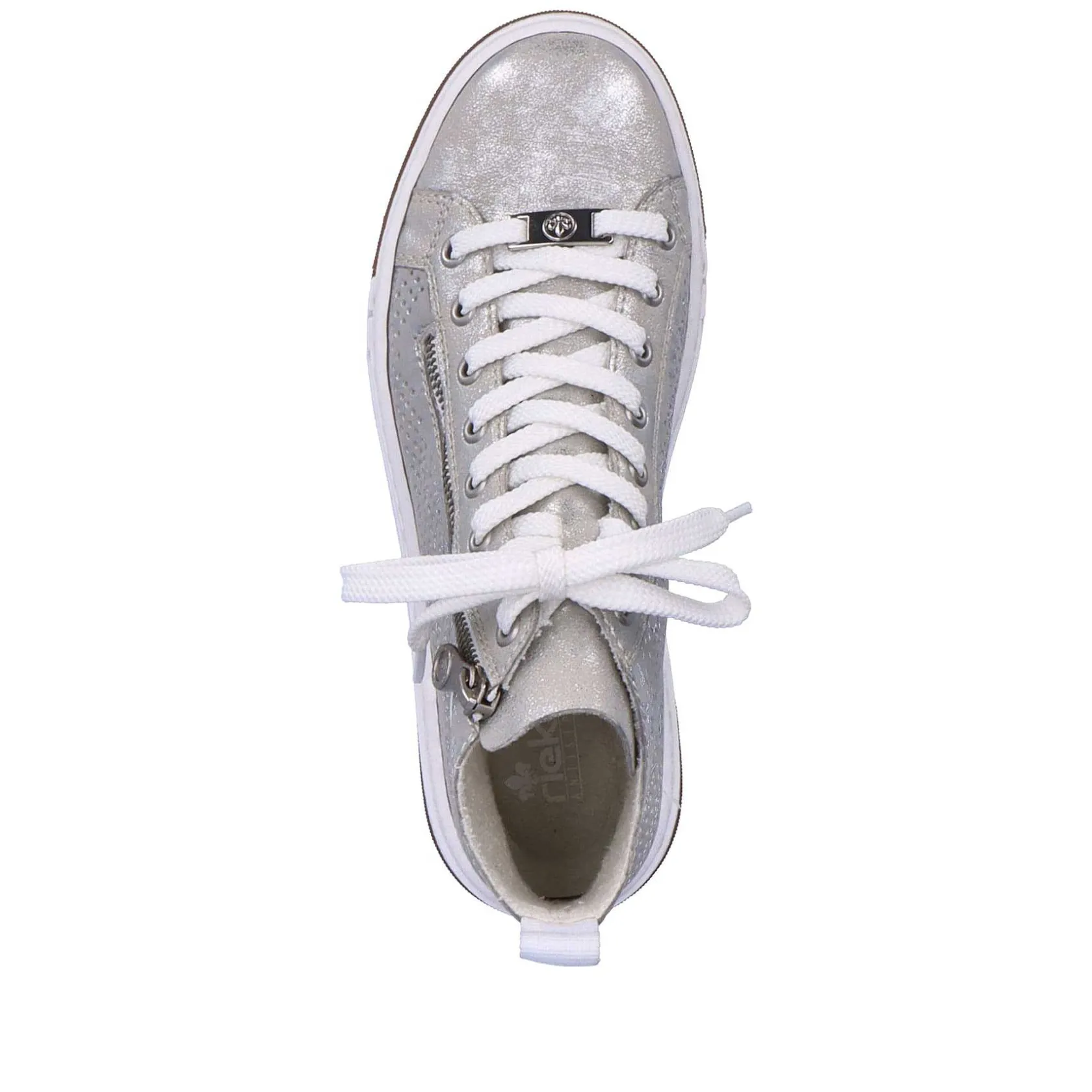 Rieker Sneakers-Women'S Sneaker High Silver Grey