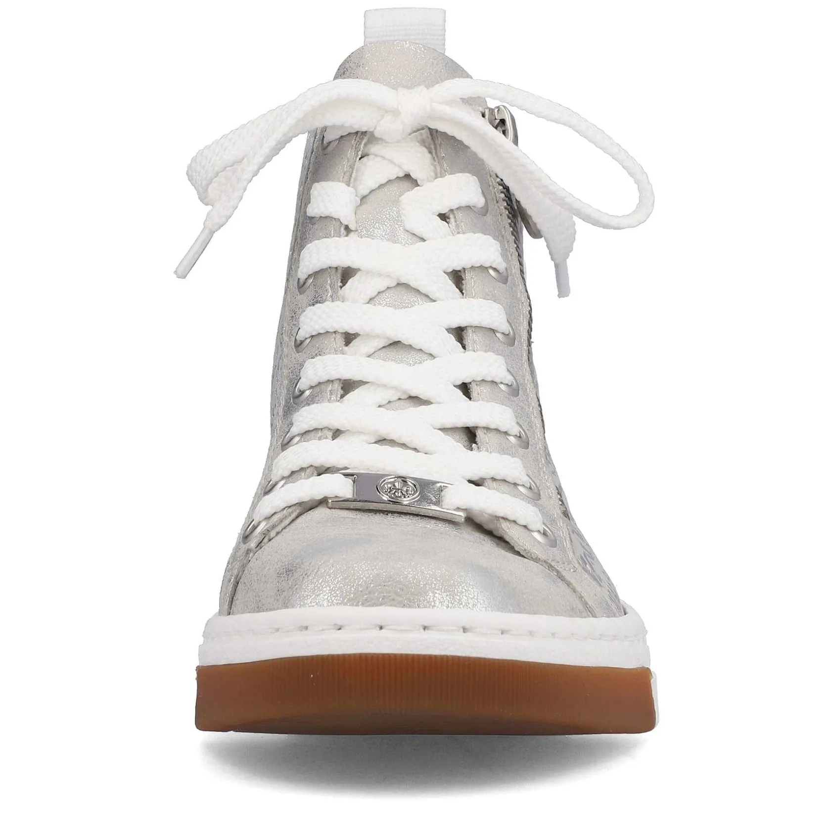 Rieker Sneakers-Women'S Sneaker High Silver Grey