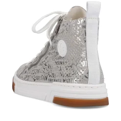 Rieker Sneakers-Women'S Sneaker High Silver Grey
