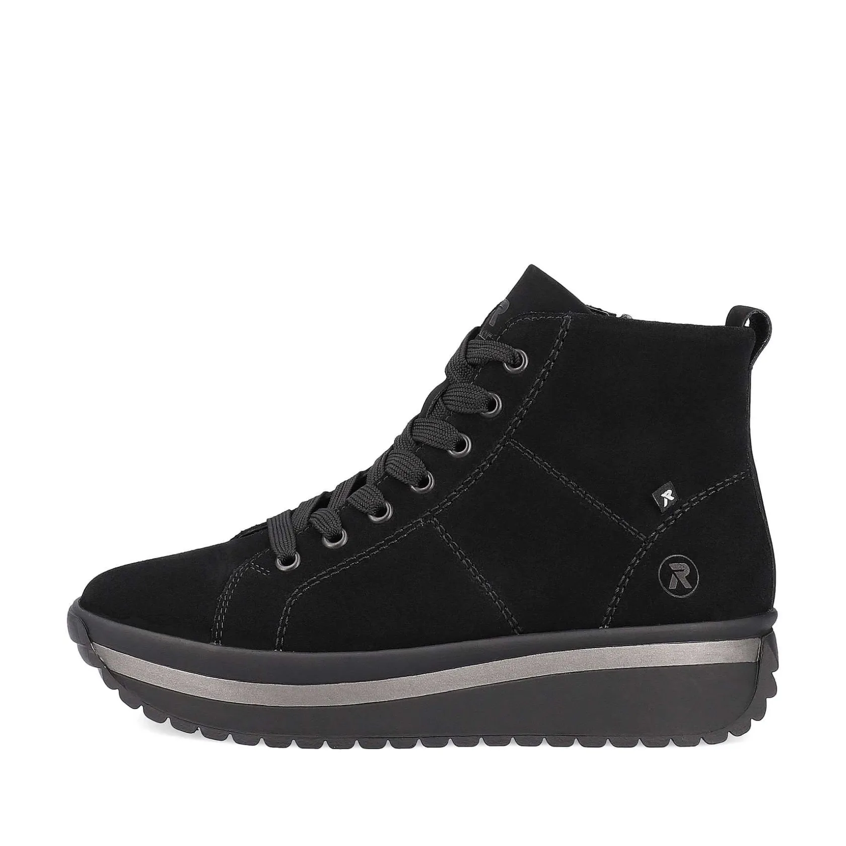 Rieker Sneakers-Women'S Sneaker High Deep Black