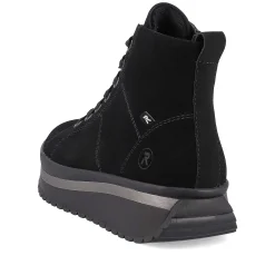 Rieker Sneakers-Women'S Sneaker High Deep Black