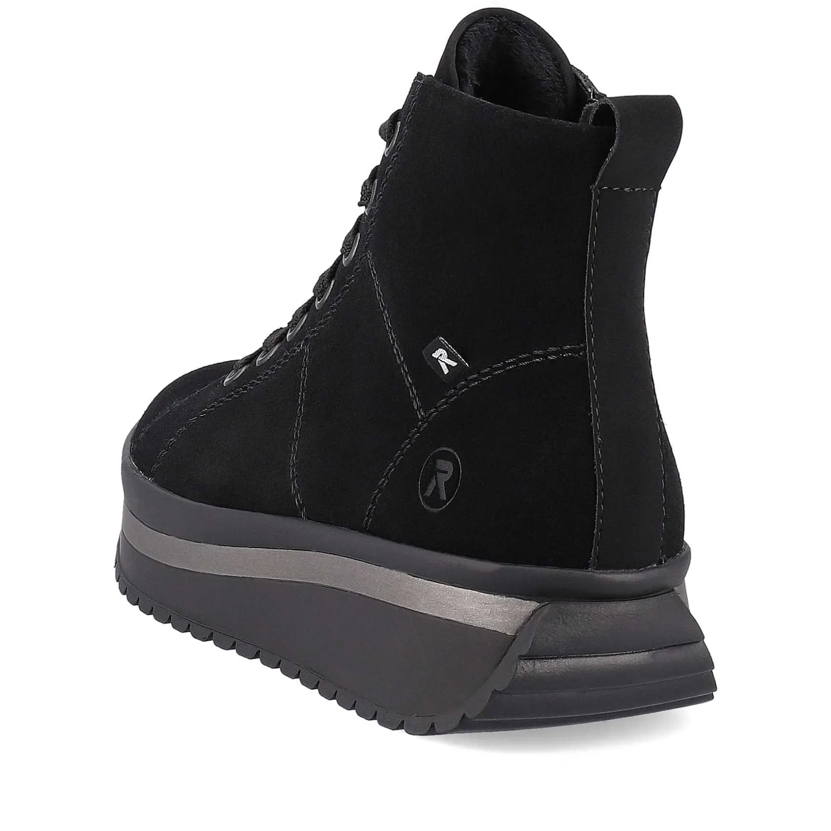 Rieker Sneakers-Women'S Sneaker High Deep Black