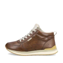 Rieker Sneakers-Women'S Sneaker High Wood Brown