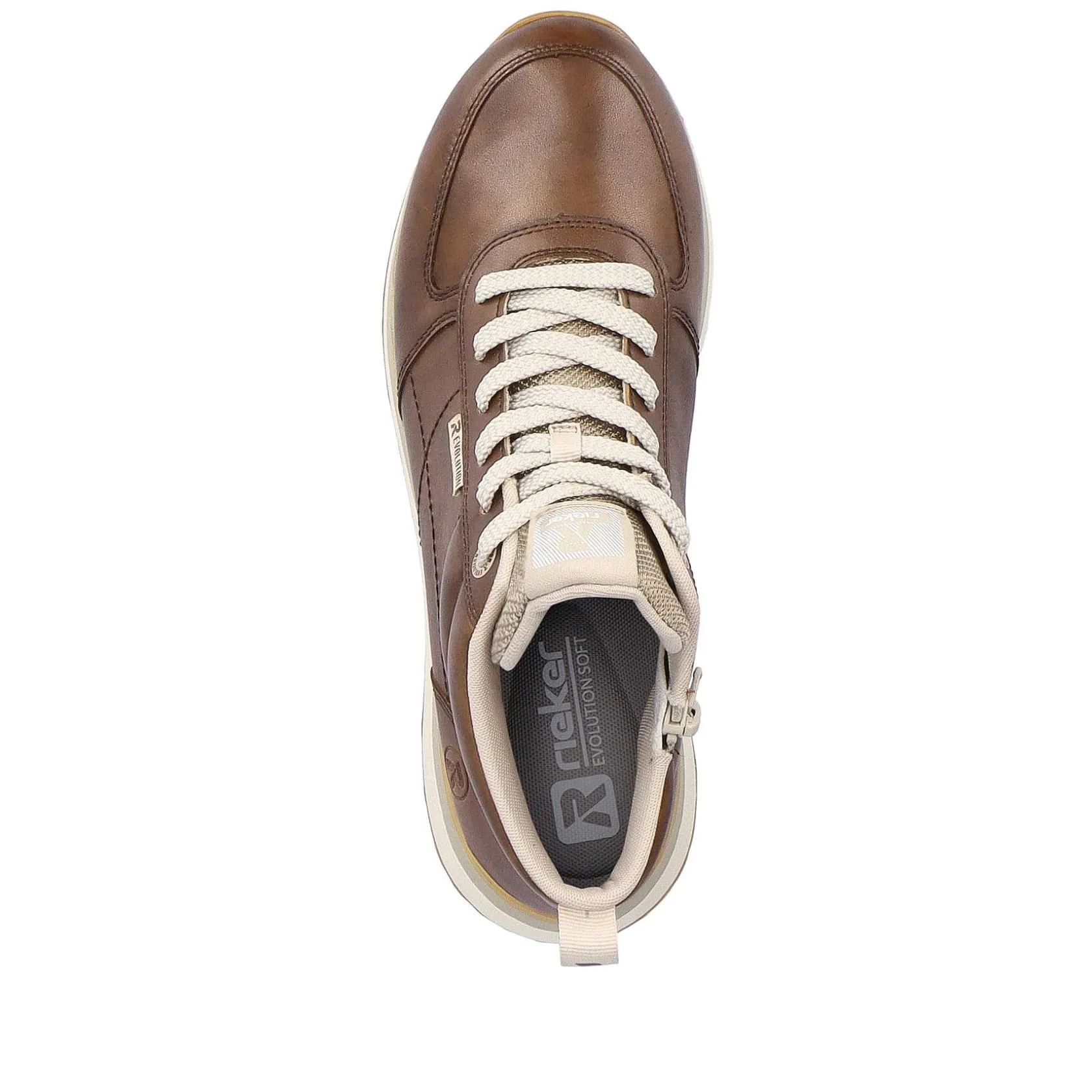Rieker Sneakers-Women'S Sneaker High Wood Brown