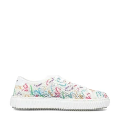 Rieker Vegan-Women'S Sneaker Low Multi-Snow White