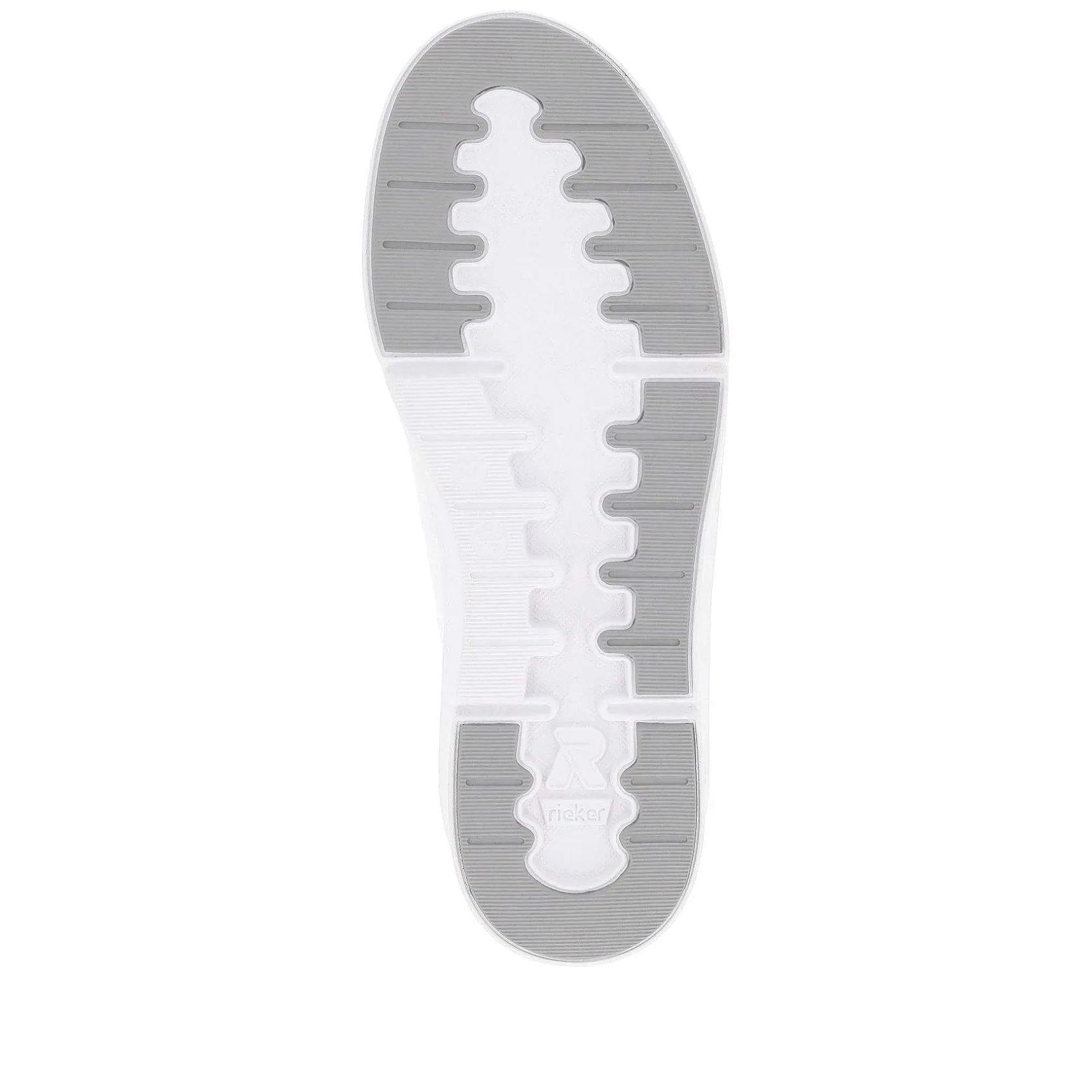 Rieker Sneakers-Women'S Sneaker Low Quartz-White Light-Grey