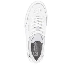 Rieker Sneakers-Women'S Sneaker Low Quartz-White Light-Grey