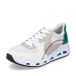 Rieker Vegan-Women'S Sneaker Low Pearl White-Sand Beige