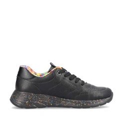 Rieker Sneakers-Women'S Sneaker Low Urban-Black Rainbow