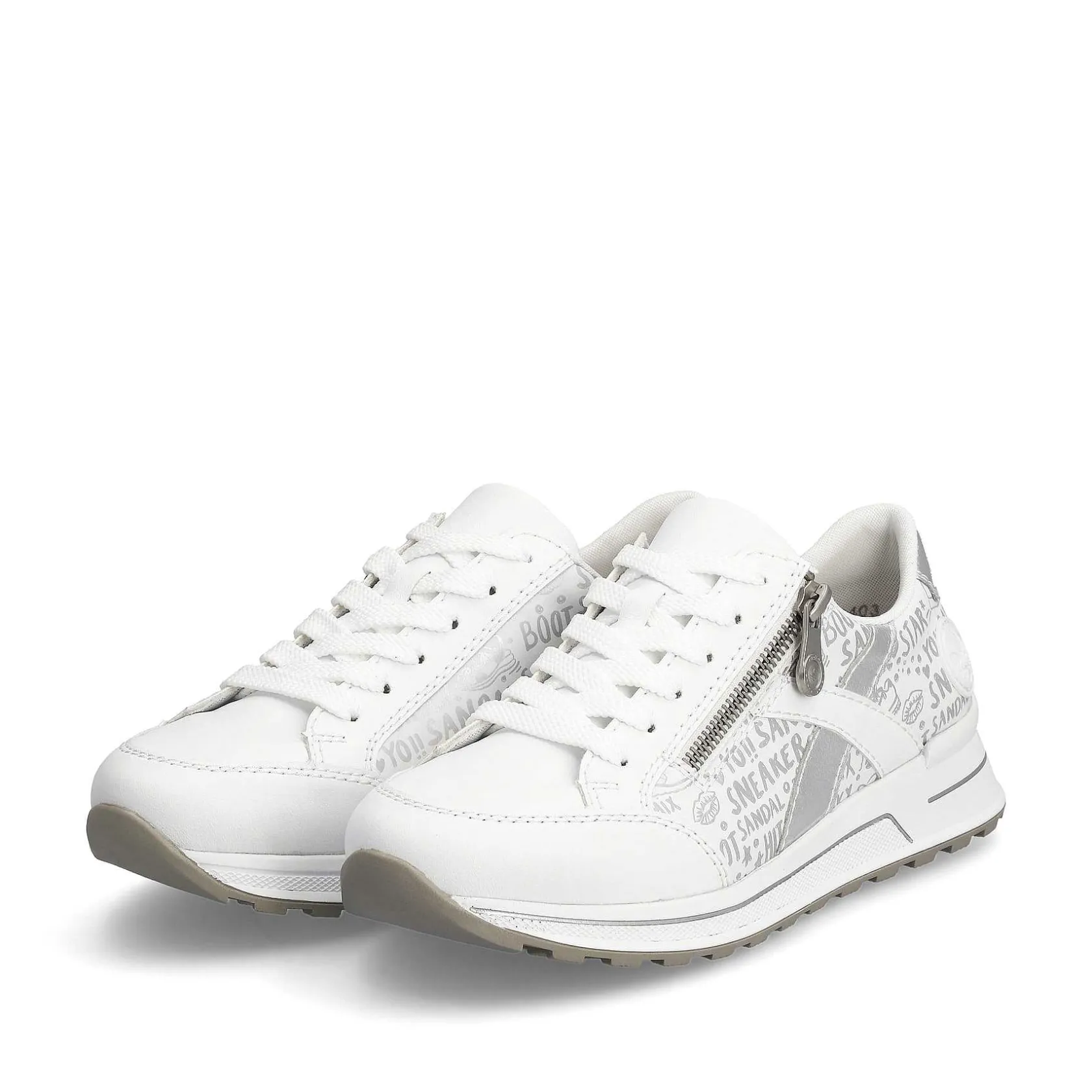 Rieker Sneakers-Women'S Sneaker Low Pure White