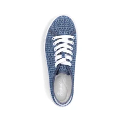 Rieker Vegan-Women'S Sneaker Low Slate Blue