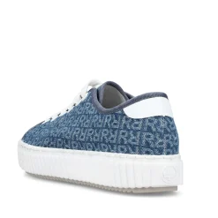 Rieker Vegan-Women'S Sneaker Low Slate Blue