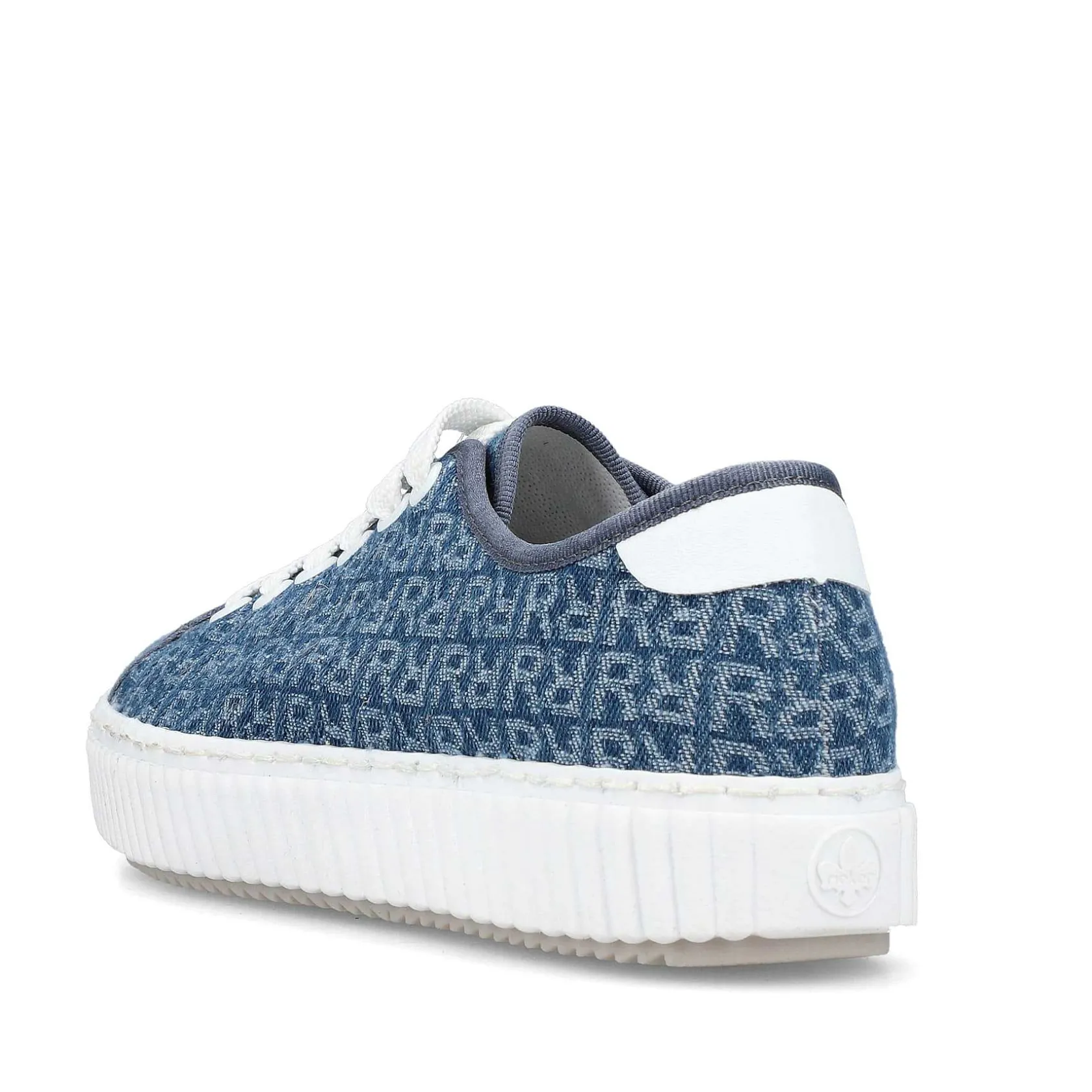Rieker Vegan-Women'S Sneaker Low Slate Blue