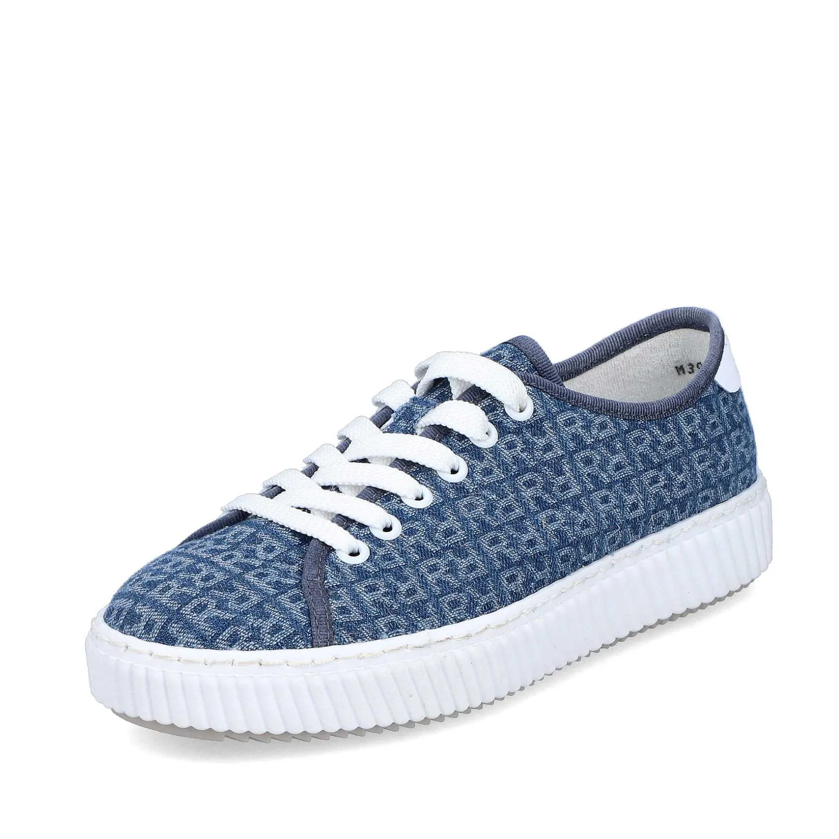 Rieker Vegan-Women'S Sneaker Low Slate Blue