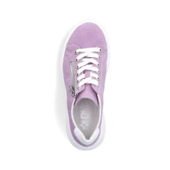 Rieker Colorful Styles-Women'S Sneaker Low Lilac Colors