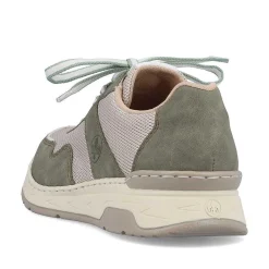 Rieker Sneakers-Women'S Sneaker Low Cactus Green-Light Beige