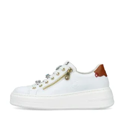 Rieker Sneakers-Women'S Sneaker Low Snow White