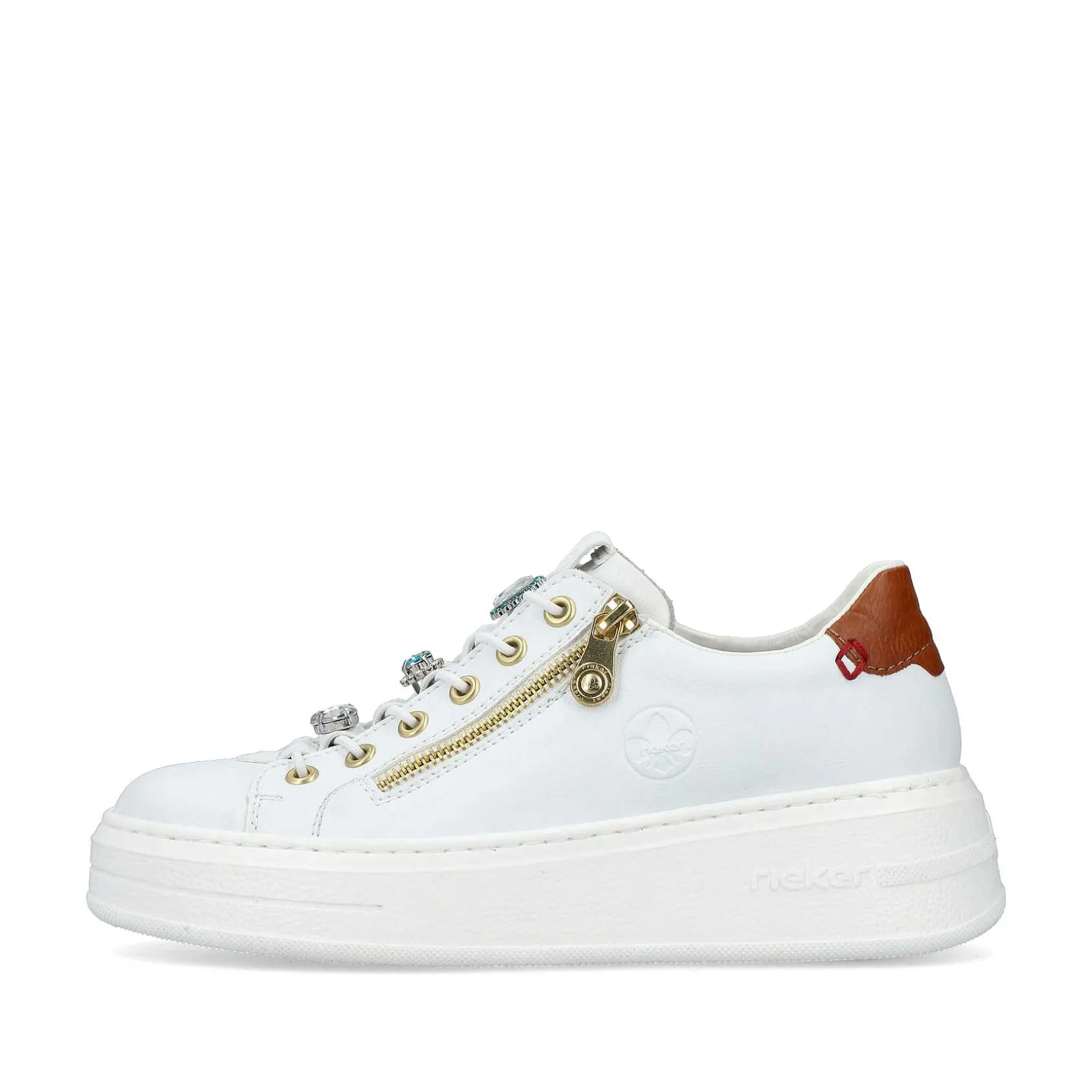 Rieker Sneakers-Women'S Sneaker Low Snow White