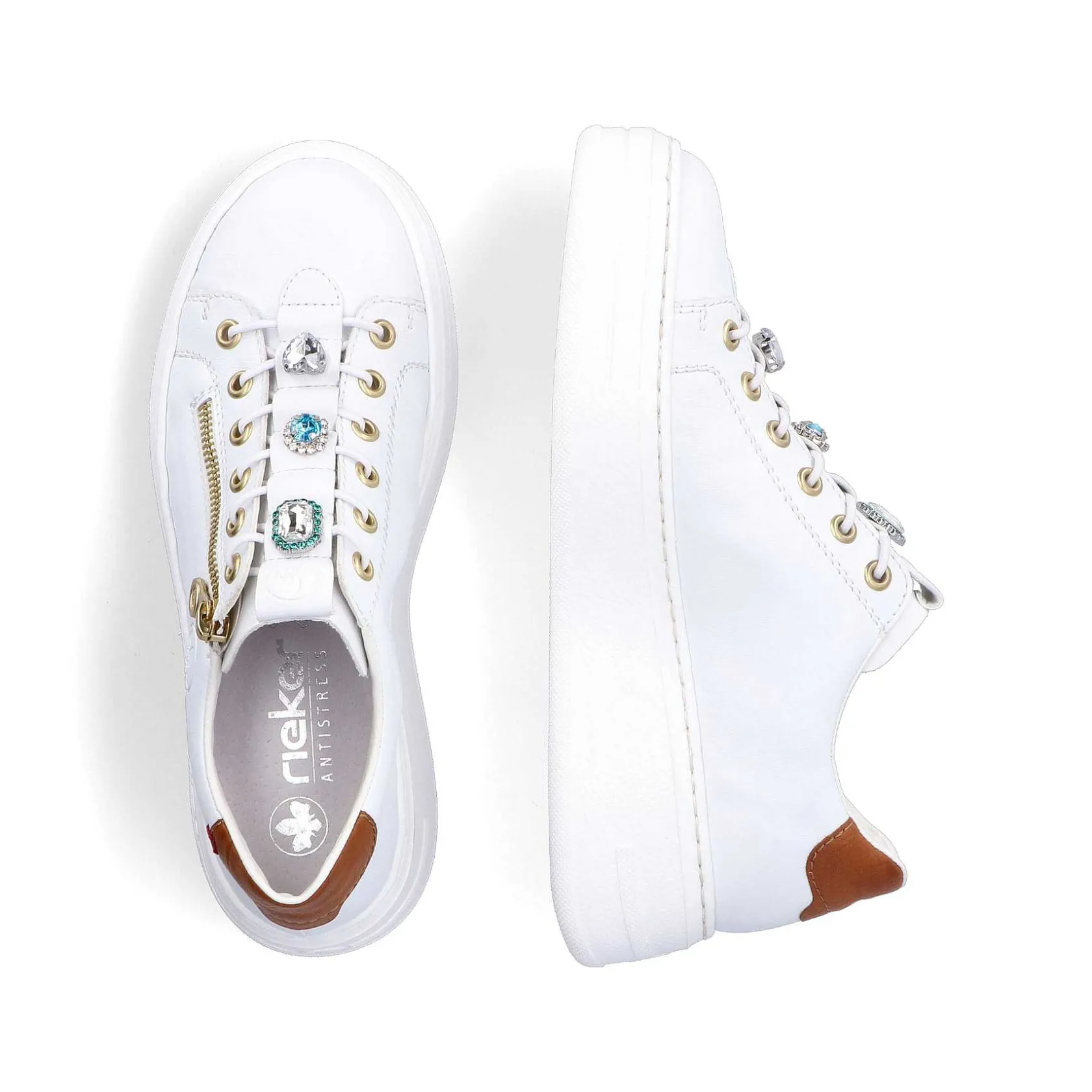Rieker Sneakers-Women'S Sneaker Low Snow White