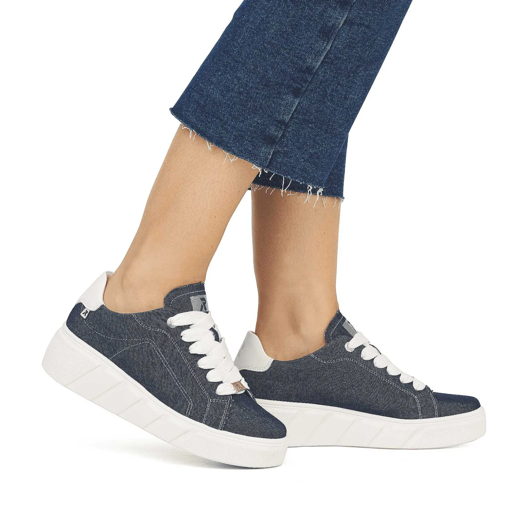 Rieker Sneakers-Women'S Sneaker Low Denim