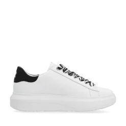 Rieker Sneakers-Women'S Sneaker Low Crystal-White Deep-Black