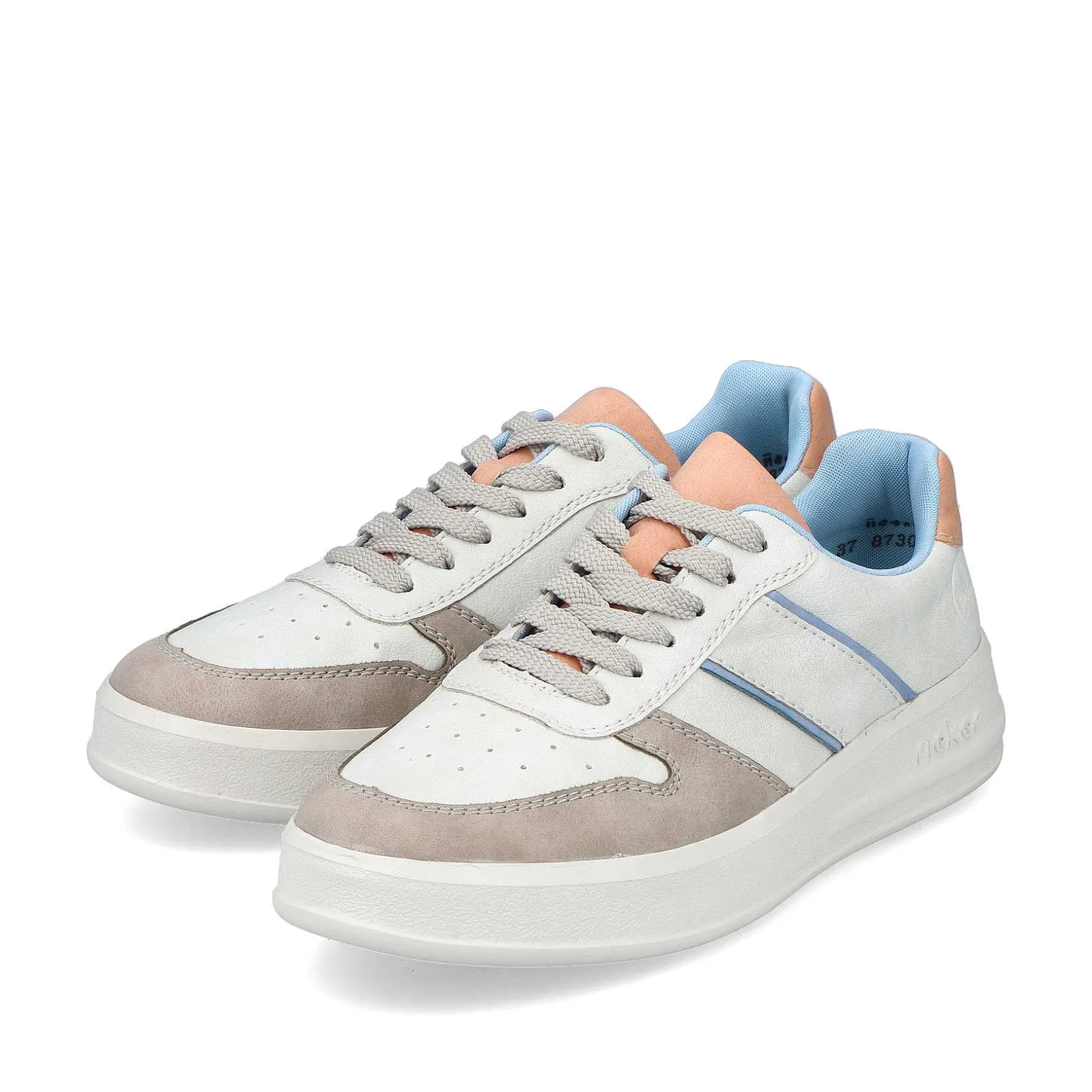 Rieker Vegan-Women'S Sneaker Low Swan White