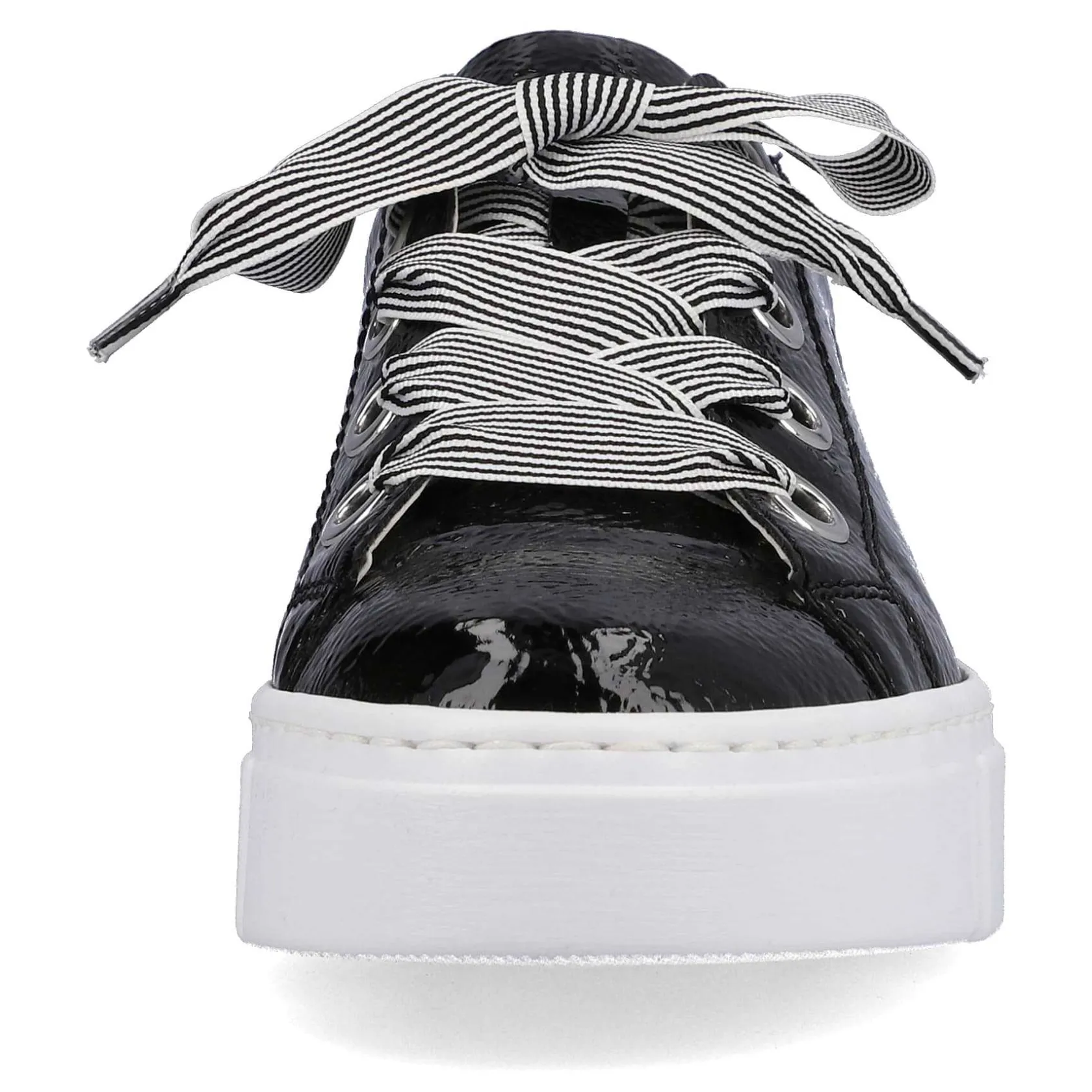 Rieker Sneakers-Women'S Sneaker Low Glossy Black