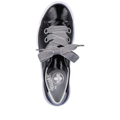 Rieker Sneakers-Women'S Sneaker Low Glossy Black