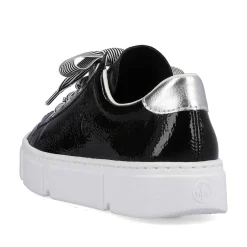Rieker Sneakers-Women'S Sneaker Low Glossy Black