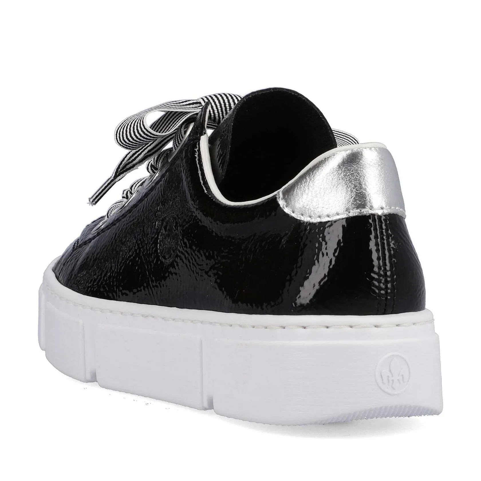 Rieker Sneakers-Women'S Sneaker Low Glossy Black