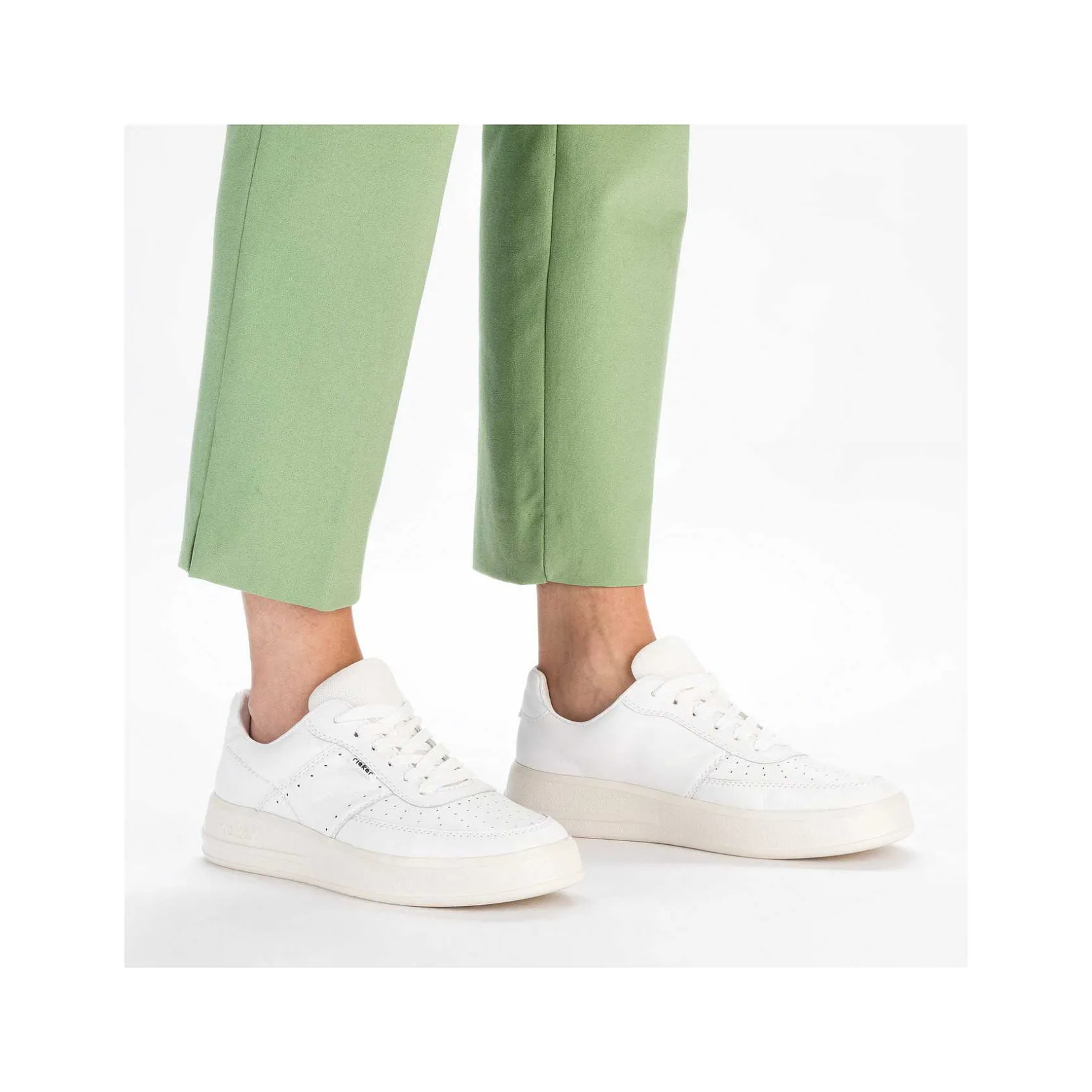 Rieker Sneakers-Women'S Sneaker Low Pure White