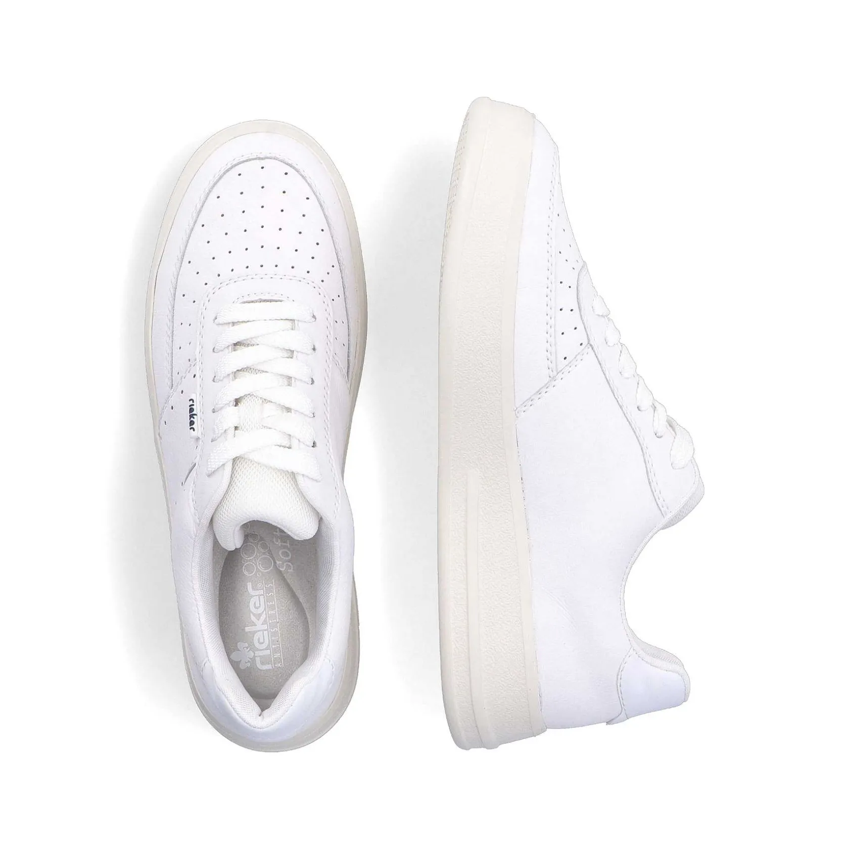 Rieker Sneakers-Women'S Sneaker Low Pure White