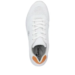 Rieker Vegan-Women'S Sneaker Low Brilliant White