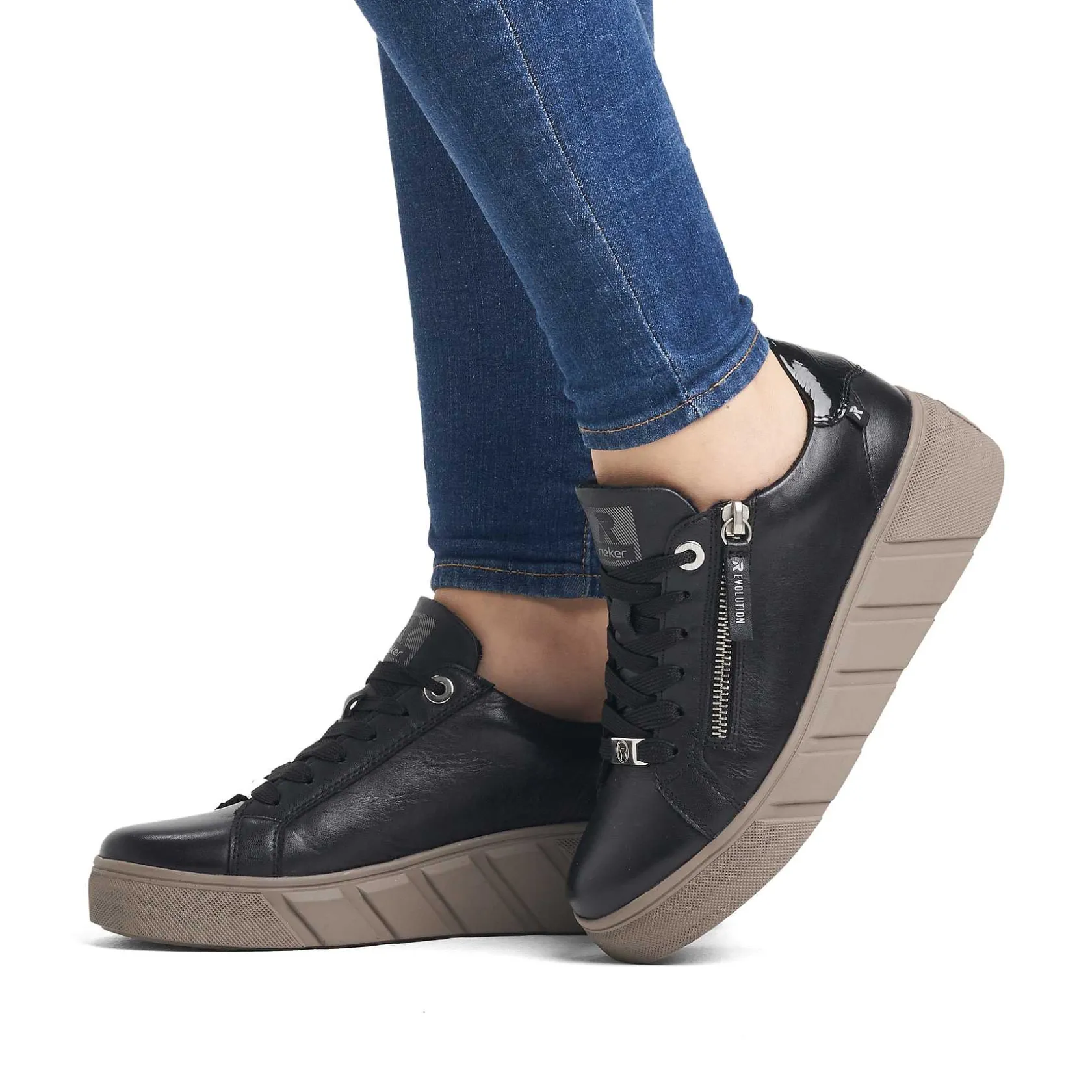 Rieker Sneakers-Women'S Sneaker Low Urban Black