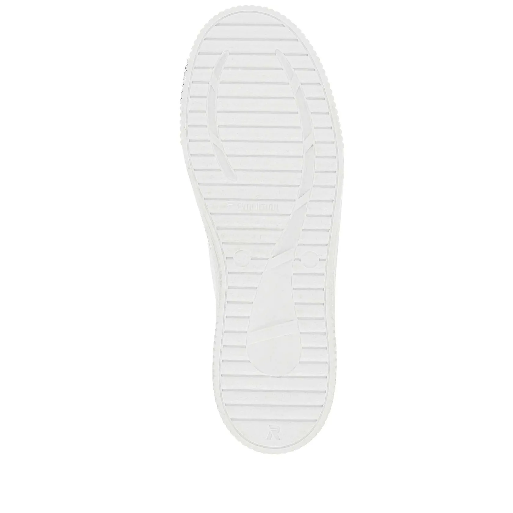 Rieker Sneakers-Women'S Sneaker Low Crystal-White Light-Aqua