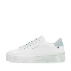 Rieker Sneakers-Women'S Sneaker Low Crystal-White Light-Aqua