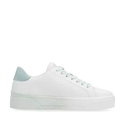 Rieker Sneakers-Women'S Sneaker Low Crystal-White Light-Aqua