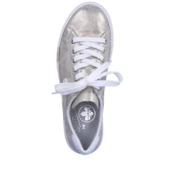 Rieker Sneakers-Women'S Sneaker Low Silver Metallic
