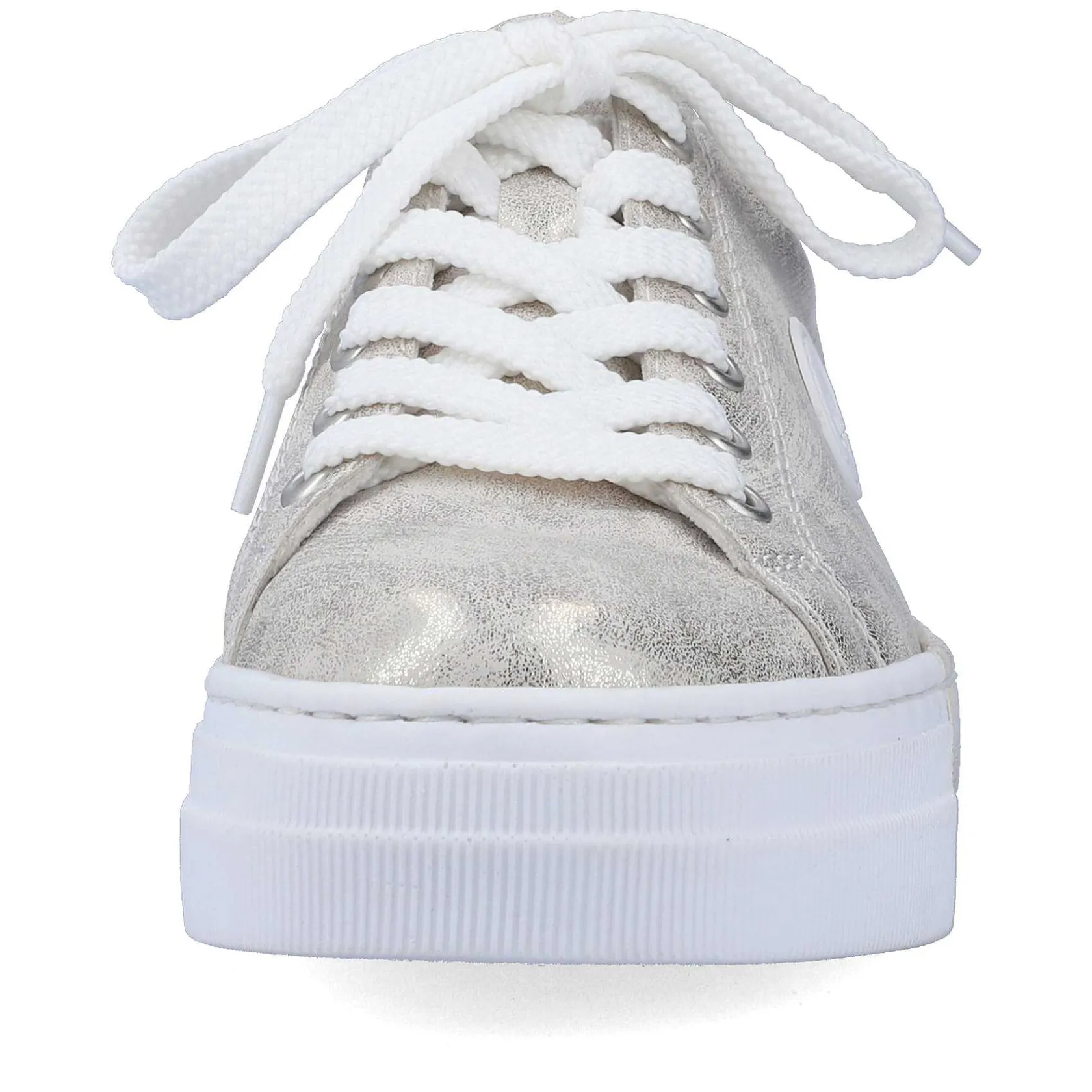 Rieker Sneakers-Women'S Sneaker Low Silver Metallic