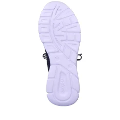 Rieker Vegan-Women'S Sneaker Low Ocean Blue