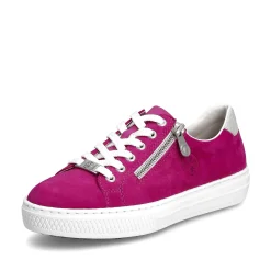 Rieker Summer Shoes-Women'S Sneaker Low Pink