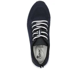 Rieker Sneakers-Women'S Sneaker Low Steel Blue