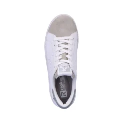 Rieker Sneakers-Women'S Sneaker Low Swan-White Beige