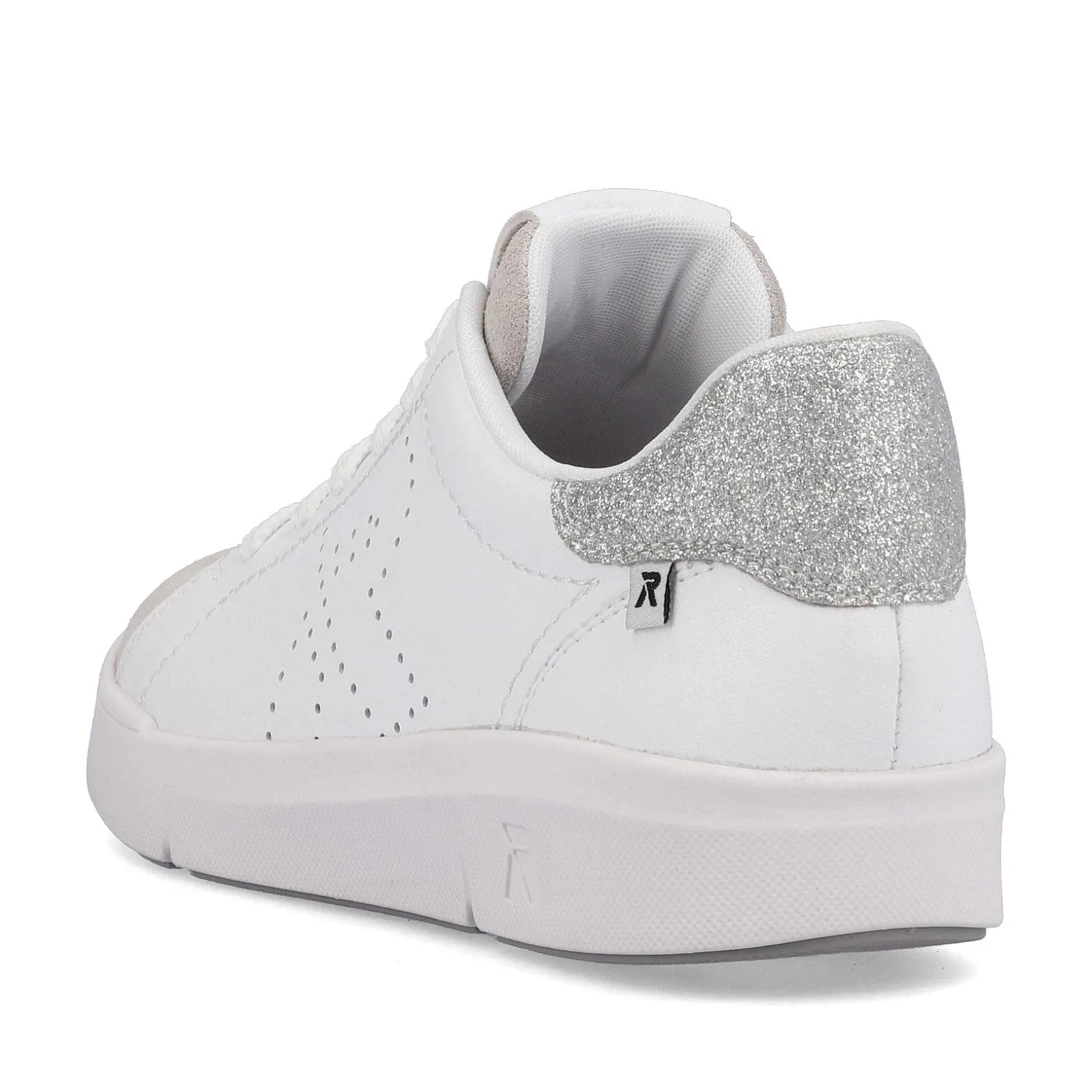 Rieker Sneakers-Women'S Sneaker Low Swan-White Beige