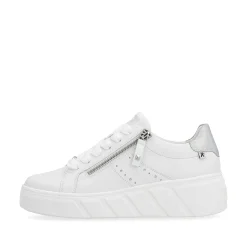 Rieker Sneakers-Women'S Sneaker Low Clear White