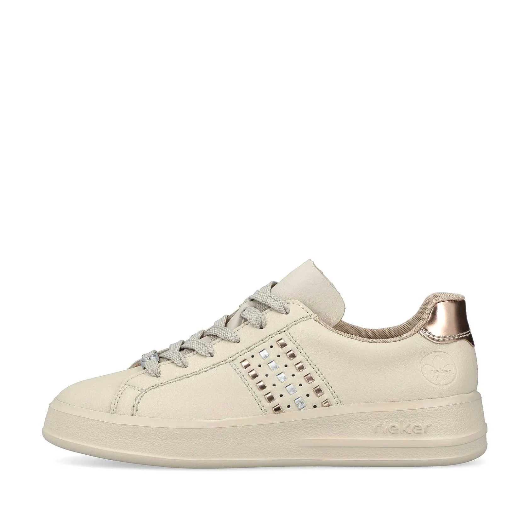 Rieker Sneakers-Women'S Sneaker Low Light Beige