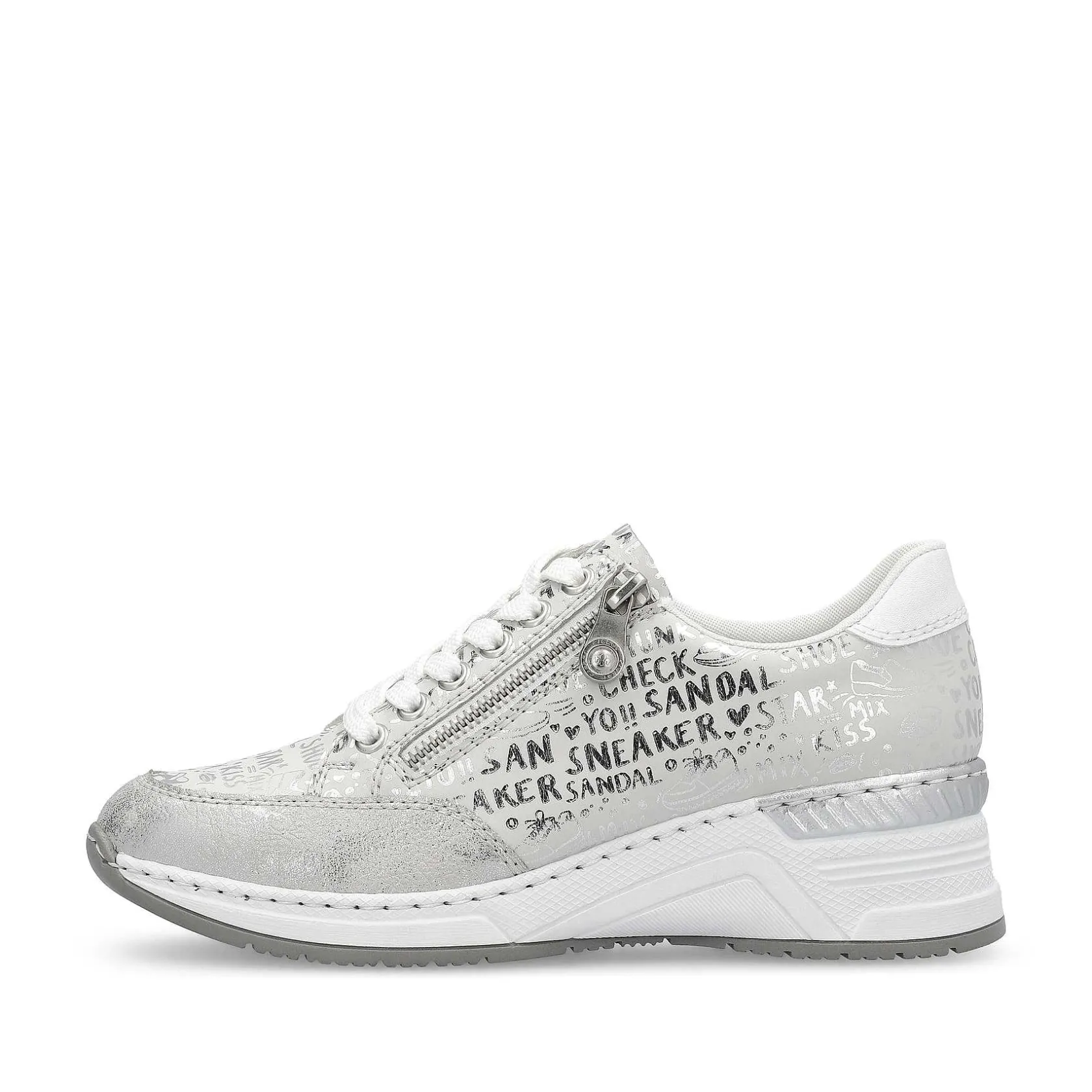 Rieker Sneakers-Women'S Sneaker Low Light Beige