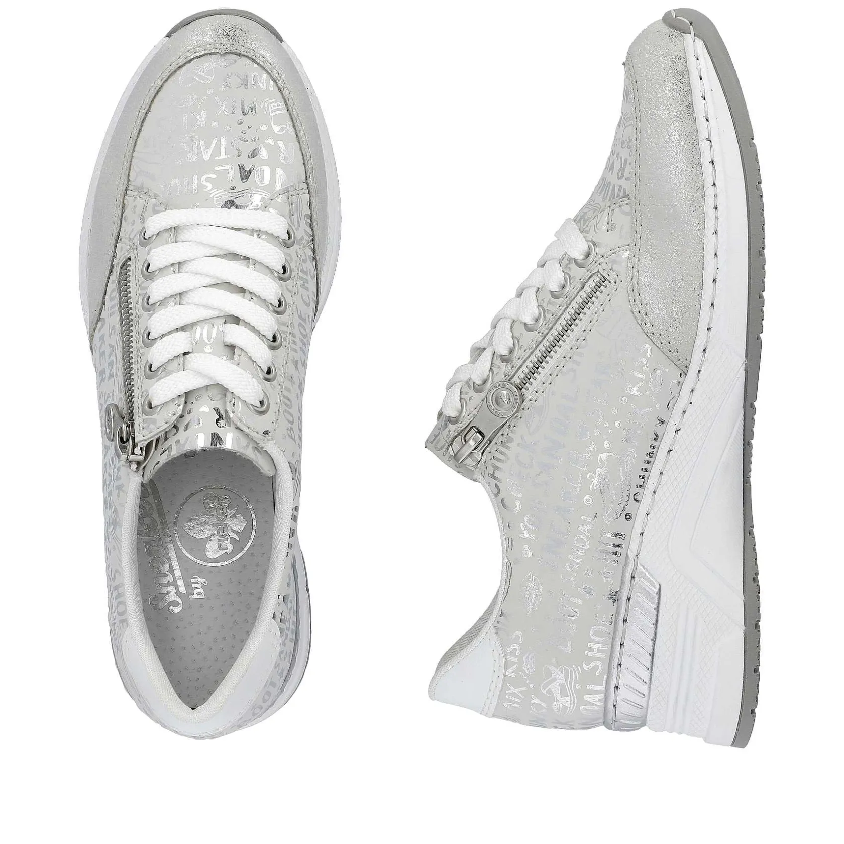 Rieker Sneakers-Women'S Sneaker Low Light Beige