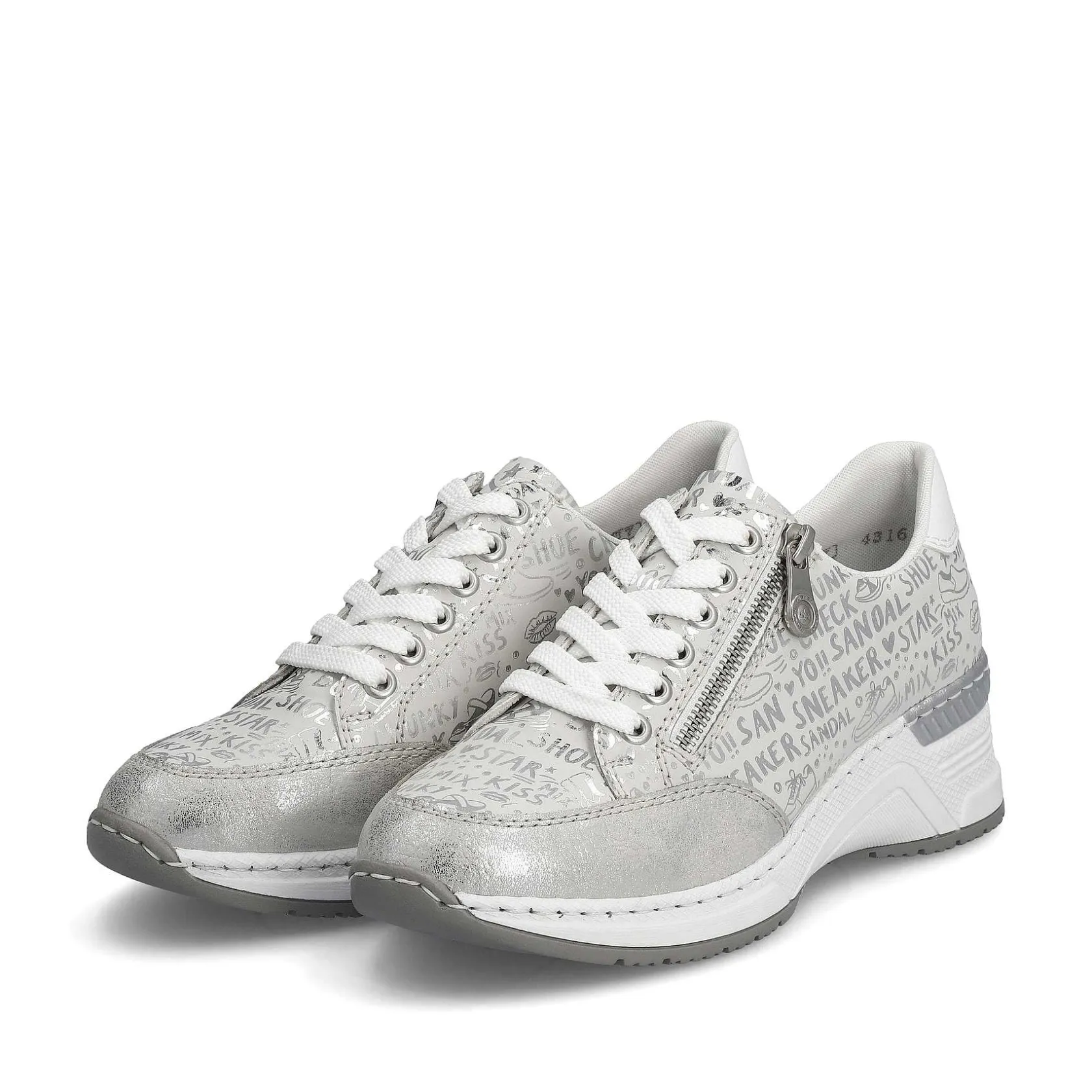 Rieker Sneakers-Women'S Sneaker Low Light Beige