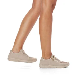 Rieker Sneakers-Women'S Sneaker Low Cream Beige